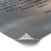 Serenity Prayer Sky poster (Hoek)