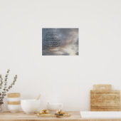 Serenity Prayer Sky poster (Keuken)
