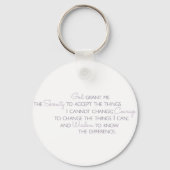 Serenity Prayer Sleutelhanger (Voorkant)