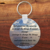 Serenity Prayer Sleutelhanger (Voorkant)