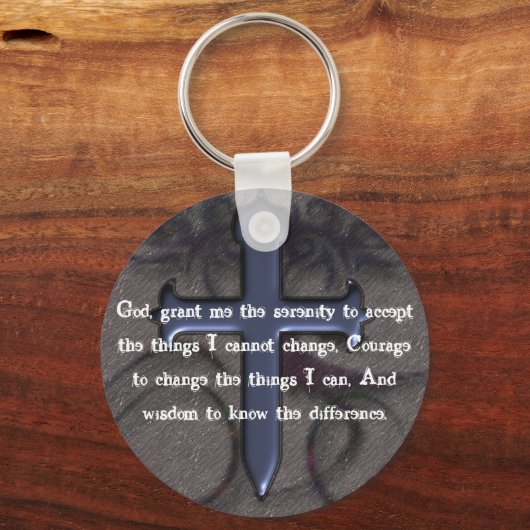 Serenity Prayer Sleutelhanger (Voorkant)