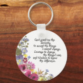 Serenity Prayer Sleutelhanger (Voorkant)