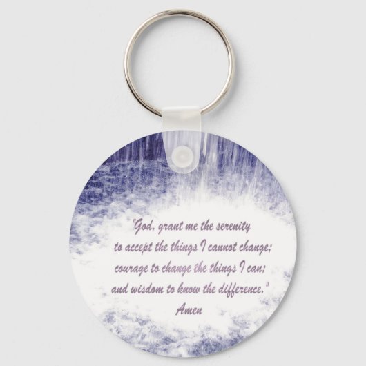 Serenity Prayer sleutelhanger (Voorkant)