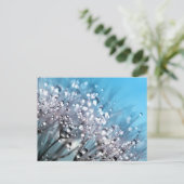 Serenity Prayer Sparking Dew Sky Blue Background Briefkaart (Staand voorkant)