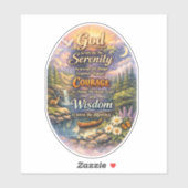 Serenity Prayer Sticker (Vel)