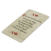 Serenity Prayer/ stijl Magneet (Linkerzijde)
