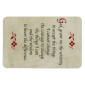 Serenity Prayer/ stijl Magneet (Horizontaal)