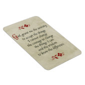Serenity Prayer/ stijl Magneet (Rechterzijde)