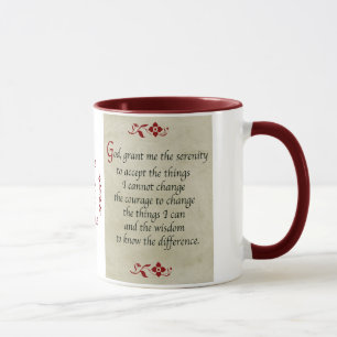 Serenity Prayer/ stijl Mok