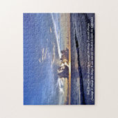 Serenity Prayer - Strandzonsondergang Legpuzzel (Verticaal)