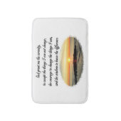 SERENITY PRAYER SUNRISE FOTODESIGN BADMAT (Voorkant Verticaal)