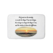 SERENITY PRAYER SUNRISE FOTODESIGN BADMAT (Voorkant)