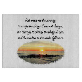 SERENITY PRAYER SUNRISE FOTODESIGN SNIJPLANK