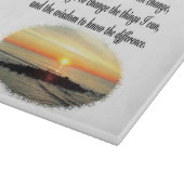 SERENITY PRAYER SUNRISE FOTODESIGN SNIJPLANK (Hoek)