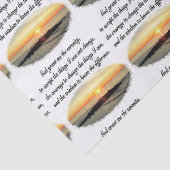 SERENITY PRAYER SUNRISE FOTODESIGN TISSUEPAPIER (Detail)