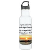 SERENITY PRAYER SUNRISE FOTODESIGN WATERFLES  (Voorkant)