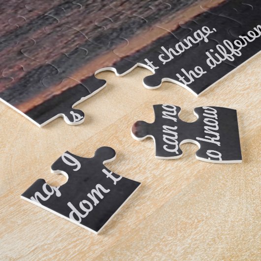 Serenity Prayer - Sunset Legpuzzel (Zijkant)