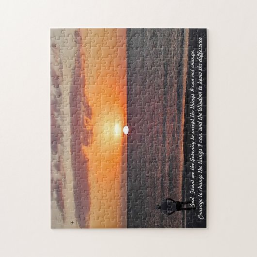 Serenity Prayer - Sunset Legpuzzel (Verticaal)