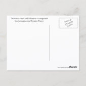 Serenity Prayer Sunset Silhouette Landschap Briefkaart (Achterkant)