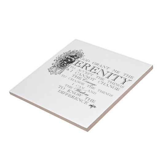 Serenity Prayer Tegeltje (Zijkant)