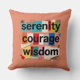Serenity Prayer - Throw Pillow Kussen