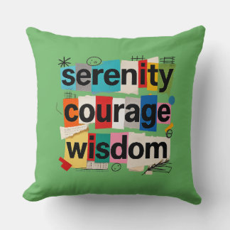 Serenity Prayer - Throw Pillow Kussen