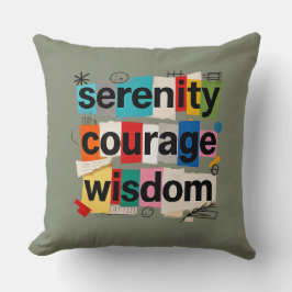 Serenity Prayer - Throw Pillow Kussen