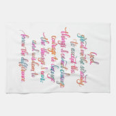 Serenity Prayer Towel Theedoek (Horizontaal)