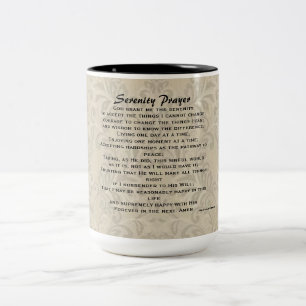 Serenity Prayer Two-Toned Mok