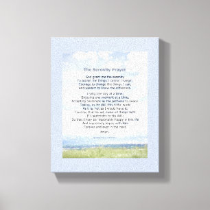 Serenity Prayer verpakt canvas inspirerend quote