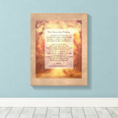 Serenity Prayer verpakte canvaskunst met quote Canvas Afdruk (Insitu (Houten vloer))