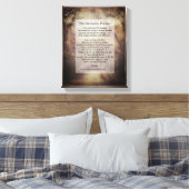Serenity Prayer verpakte canvaskunst met quote Canvas Afdruk (Insitu (Slaapkamer))