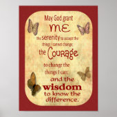 Serenity Prayer versie 3 — poster art (Voorkant)