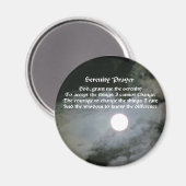 Serenity Prayer Volle Maan Inspirerend Magnet (Voorkant / Achterkant)