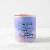 Serenity Prayer Waterverf Combo Mok (Midden)