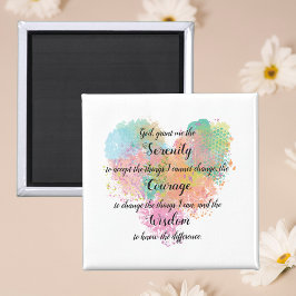 Serenity Prayer Waterverf Magnet