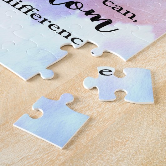 Serenity Prayer Waterverf Puzzle Legpuzzel (Zijkant)