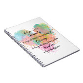 Serenity Prayer Waterverf Spiral Notitieboek (Rechterzijde)