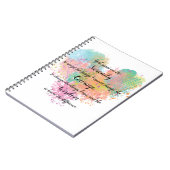 Serenity Prayer Waterverf Spiral Notitieboek (Linkerzijde)