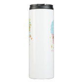 Serenity Prayer Waterverf Thermal Tumbler Thermosbeker (Achterkant)