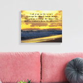 Serenity Prayer, Waves Crashing op Kauai Beach Canvas Afdruk (Insitu (Woonkamer))
