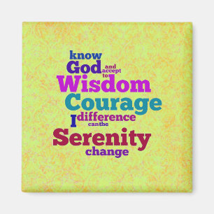 Serenity Prayer woordle magnet