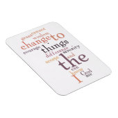 Serenity Prayer Word Art Magneet (Rechterzijde)