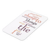 Serenity Prayer Word Art Magneet (Linkerzijde)