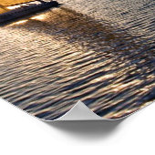 Serenity Prayer: Zeilboot in oceaan, Sterkte/Recov Poster (Hoek)