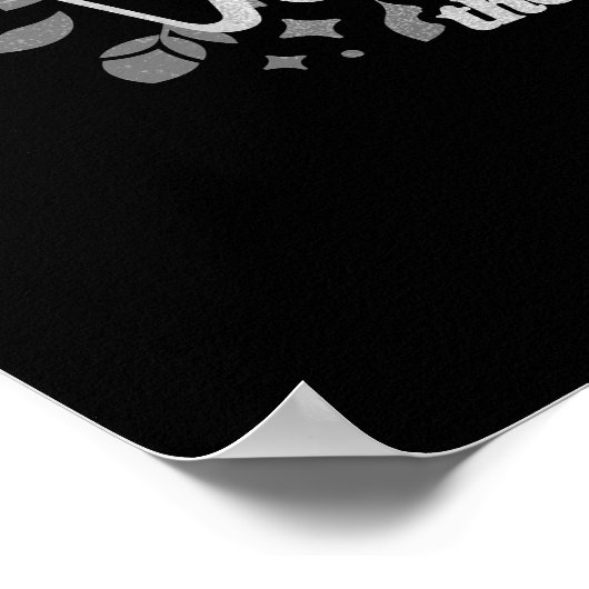 Serenity Prayer Zwart/Wit Poster (Hoek)