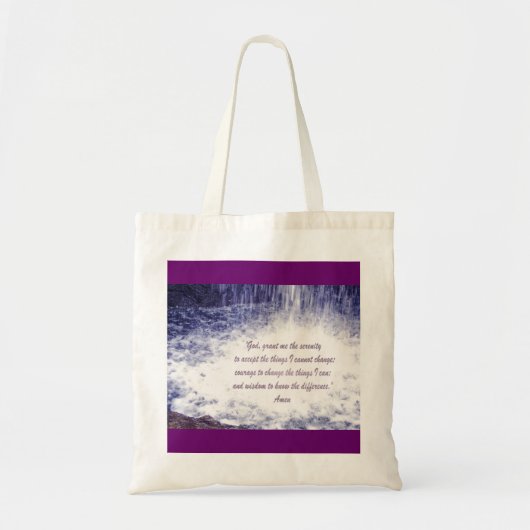 Serenity PrayerTote Bag Tote Bag (Voorkant)