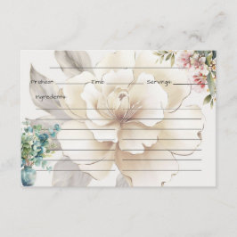 Serenity Recept Kaart