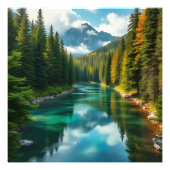 Serenity River Foto Afdruk (Voorkant)