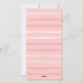 Serenity Romantic Pink Landschap Feestdagenkaart (Achterkant)